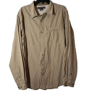 Exofficio technical long sleeve snap front shirt mens 2XL